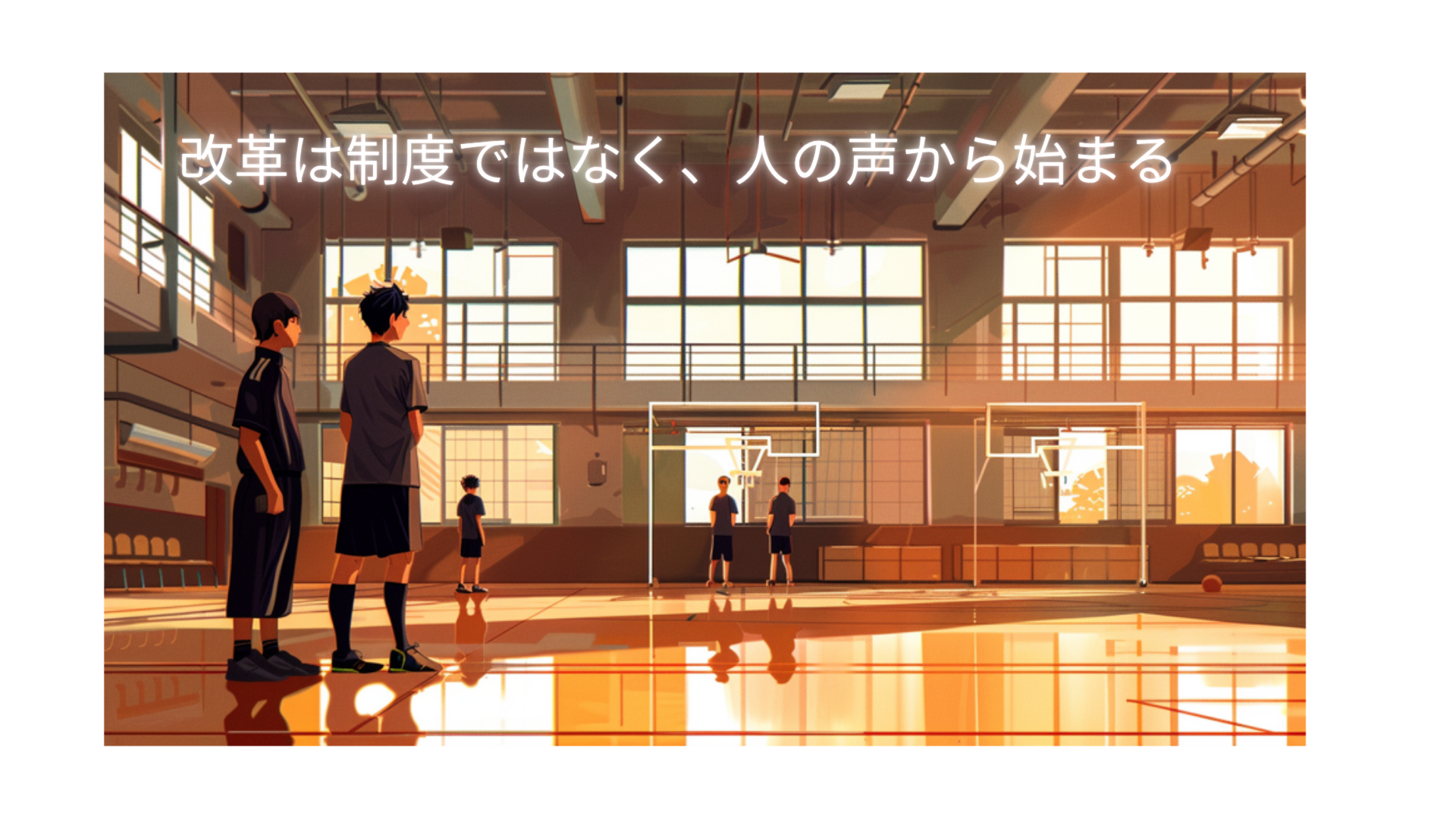 改革は制度ではなく、人の声から始まる。